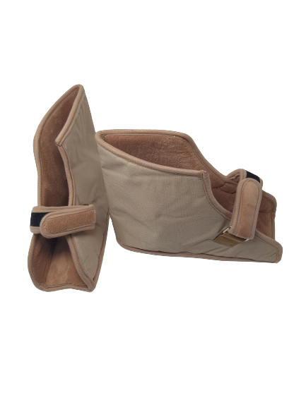 Fleece Open Slippers - Coral Fleece
