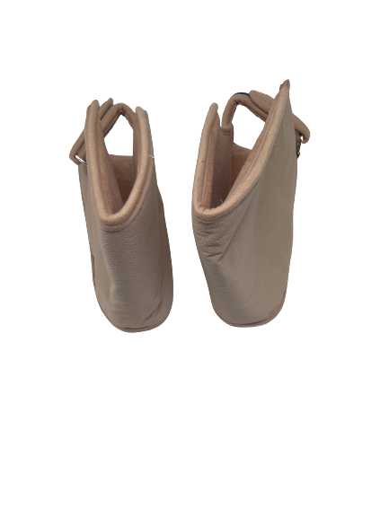 Fleece Open Slippers - Coral Fleece