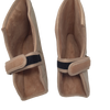 Fleece Open Slippers - Coral Fleece
