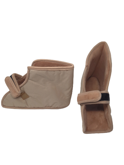 Fleece Open Slippers - Coral Fleece