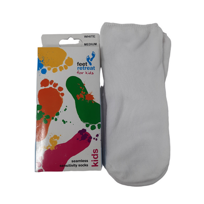 Feet Retreat Ankle Sock for Kids White Children's Socks