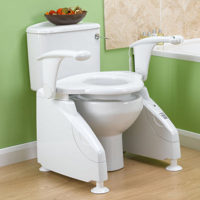 the image shows the solo toilet lift