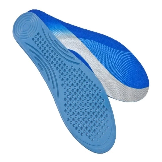 The blue Sorbothane Medical Blue Insoles