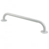 image shows 12 inch white steel grab rail