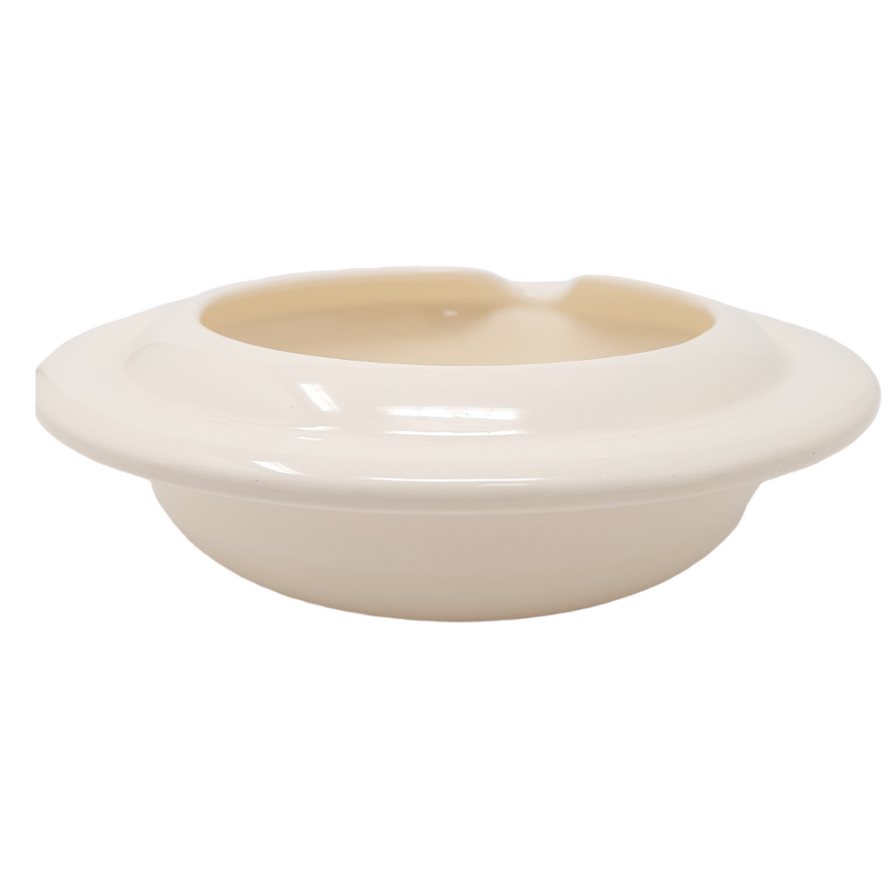 the image shows the secure grip full lipped bowl from the side view