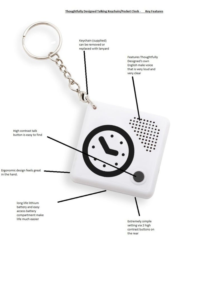 Talking Time Pal Keychain