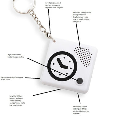 Talking Time Pal Keychain