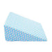the image shows the patterned bed wedge in teal daisy print