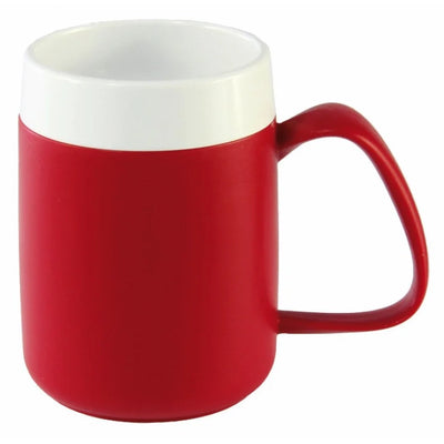 The Red Ornamin Wide Base Thermal Mug with Internal Cone