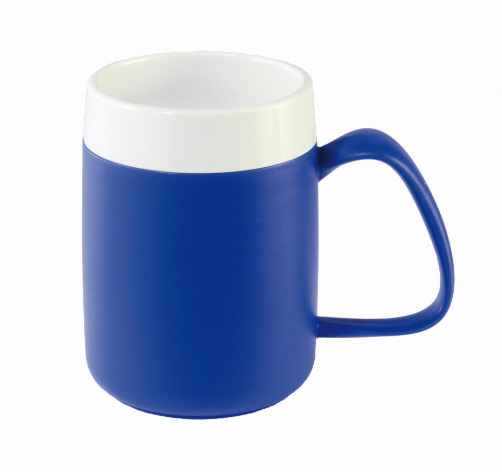 The Blue Ornamin Wide Base Thermal Mug with Internal Cone