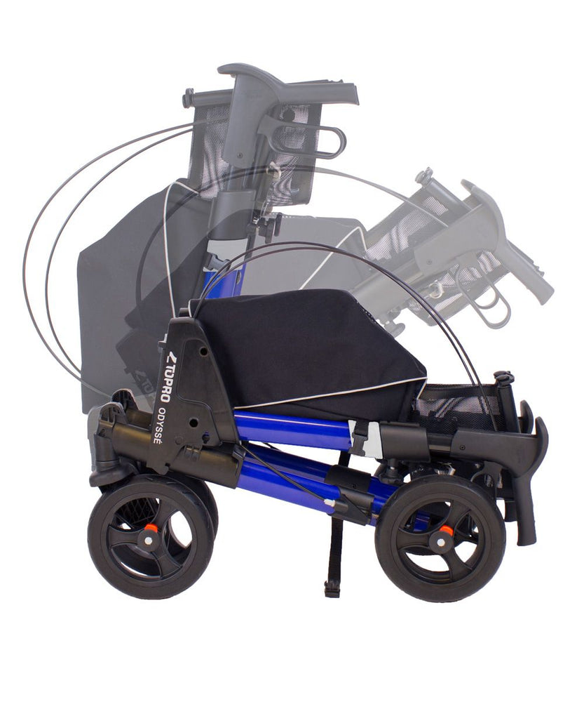 shows how the topro odysse folds
