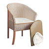 the image shows the derby basketweave commode chair