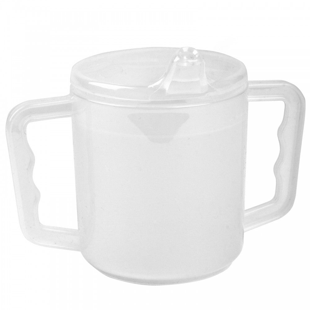 Two-Handled-Mug One mug with 2 lids