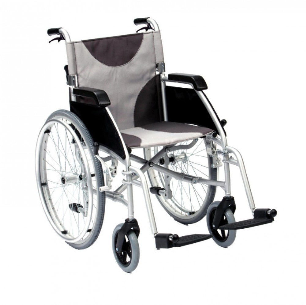 Ultra-Lightweight-Aluminium-Wheelchair Attendant Propelled
