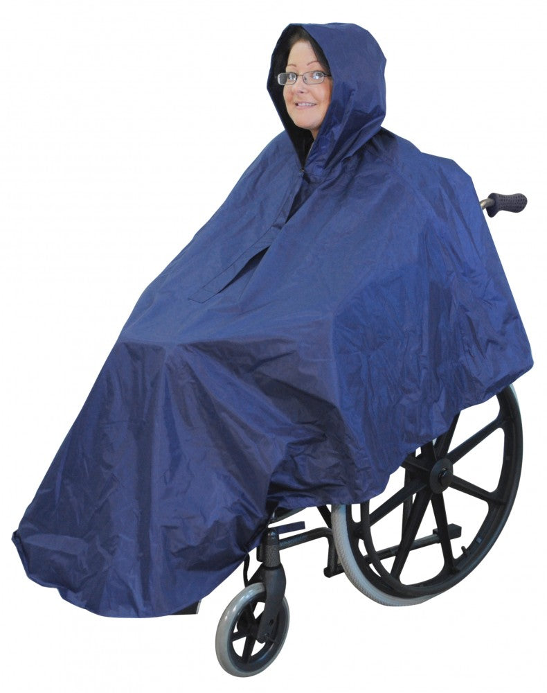 Universal Waterproof Wheelchair Poncho – Ability Superstore