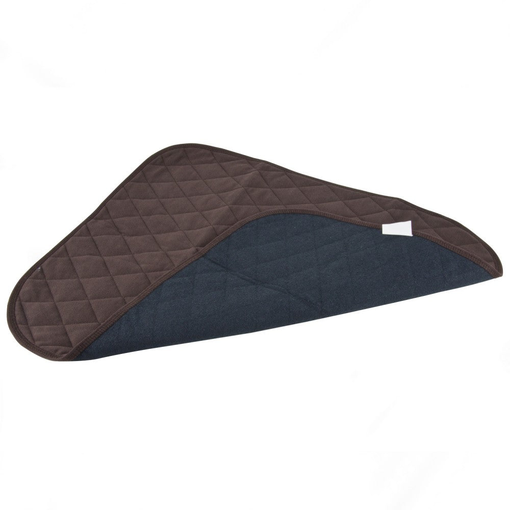 The Brown coloured Vida Washable Chair Pad