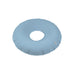 shows the inflatable ring cushion in blue