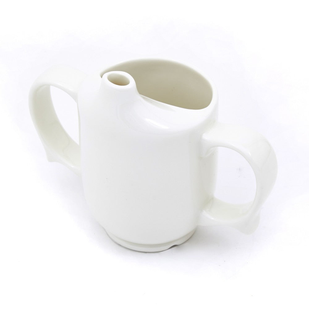 The White Wade Dignity Two Handled Feeder Cup