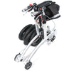 Side view of closed Trionic Rollator Walker 12