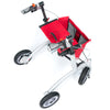 Top view of the Trionic Rollator Walker 9 - Red