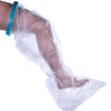 image shows long leg waterproof cast and bandage protector