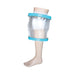 image shows waterproof cast and bandage protector for knee
