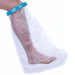 image shows short leg waterproof cast and bandage protector