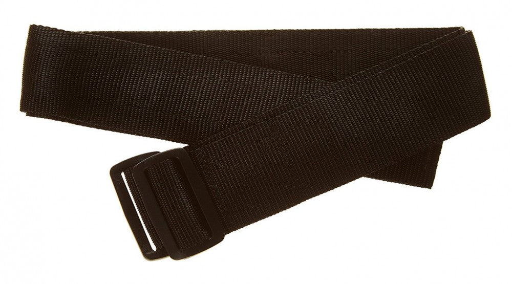 The image shows the wheelchair velcro or buckle belt